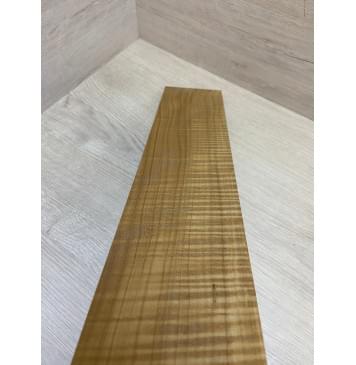 Клён Американский Волнистый Печёный 180 гр заготовка накладки для электрогитары Радиал АА Волна ААА 12х95х505 мм-5