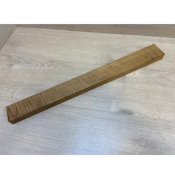 Клён Американский Волнистый Печёный 180 гр заготовка грифа безголовой гитары Радиал А Волна ААА 27х63-53х580 мм-7
