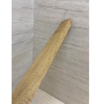 Клён Американский Волнистый Печёный 180 гр заготовка грифа безголовой гитары Радиал А Волна ААА 27х63-53х580 мм-15