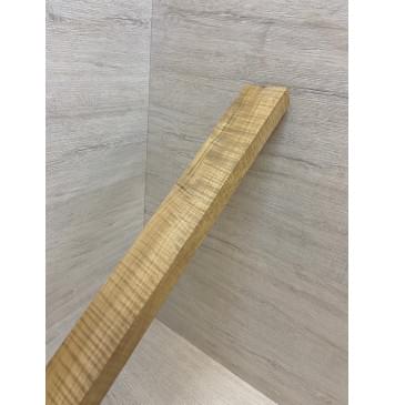 Клён Американский Волнистый Печёный 180 гр заготовка грифа безголовой гитары Радиал А Волна ААА 27х63-53х580 мм-11