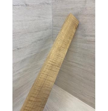 Клён Американский Волнистый Печёный 180 гр заготовка грифа безголовой гитары Радиал А Волна ААА 27х63-53х580 мм-14