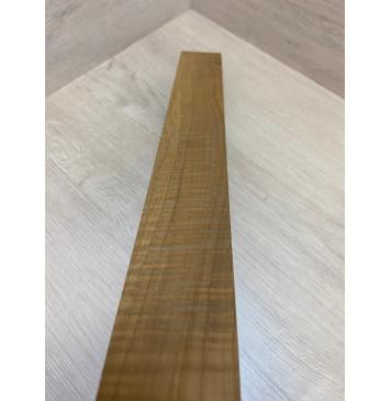 Клён Американский Волнистый Печёный 180 гр заготовка грифа безголовой гитары Радиал А Волна ААА 27х63-53х580 мм-4