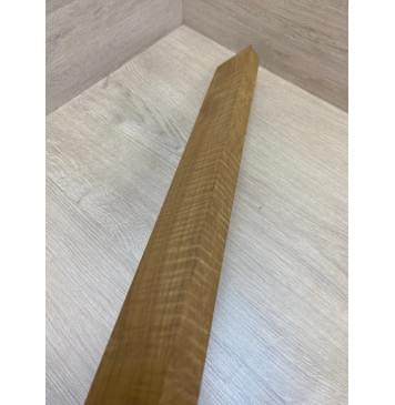 Клён Американский Волнистый Печёный 180 гр заготовка грифа безголовой гитары Радиал А Волна ААА 27х63-53х580 мм-10