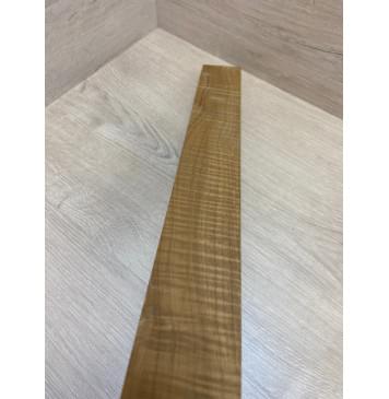 Клён Американский Волнистый Печёный 180 гр заготовка грифа безголовой гитары Радиал А Волна ААА 27х63-53х580 мм-8