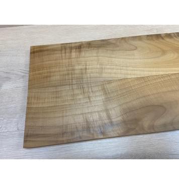 Клён Американский Волнистый Печёный 180гр заготовка на топ для Тревел гитары Смешанный АА Волна АА 25.5х152х490 мм - 2 шт (книжкой)-3