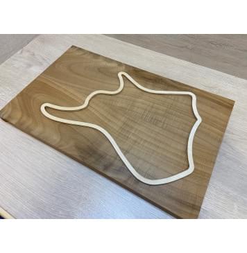 Клён Американский Волнистый Печёный 180гр заготовка на топ для Тревел гитары Смешанный АА Волна АА 25.5х152х490 мм - 2 шт (книжкой)-6