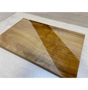 Клён Американский Волнистый Печёный 180гр заготовка на топ для Тревел гитары Смешанный АА Волна АА 25.5х152х490 мм - 2 шт (книжкой)-5