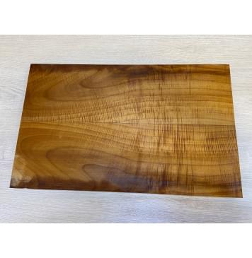 Клён Американский Волнистый Печёный 180гр заготовка на топ для Тревел гитары Смешанный АА Волна АА 25.5х152х490 мм - 2 шт (книжкой)-0