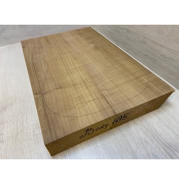 Клён Американский Печёный 180 гр заготовка корпуса Радиал АА 61х360х545 мм (массив)-4