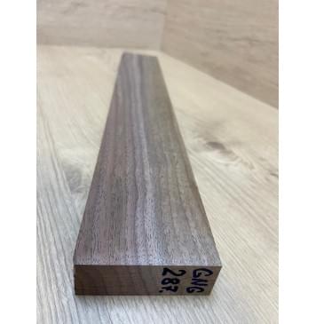 Орех Американский заготовка грифа для Безголовой гитары Смешанный АА 27х78х525 мм-1