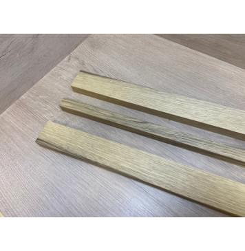 Корина Чёрная заготовка грифа электрогитары Радиал АА 24х(53-23-53)х705 мм - из 3х частей-5