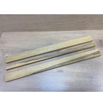 Корина Чёрная заготовка грифа электрогитары Радиал АА 24х(53-23-53)х705 мм - из 3х частей-7