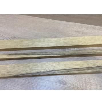 Корина Чёрная заготовка грифа электрогитары Радиал АА 24х(53-23-53)х705 мм - из 3х частей-9