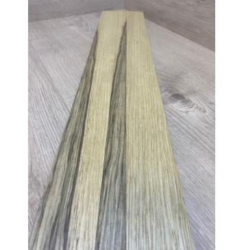 Корина Чёрная заготовка грифа электрогитары Радиал АА 24х(53-23-53)х705 мм - из 3х частей-8