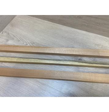 Махагон/Корина Чёрная заготовка для переклеенного грифа электрогитары Радиал АА 24х(36-22-36)х700 мм - из 3х частей-9