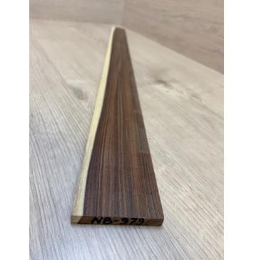 Палисандр Бразильский Сантос заготовка накладки для бас-гитары Радиал АА 9х65-45х740 мм-1