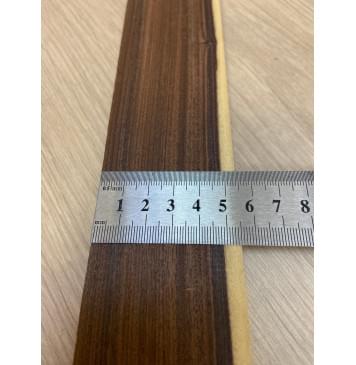 Палисандр Бразильский Сантос заготовка накладки для бас-гитары Радиал АА 9х65-45х740 мм-10