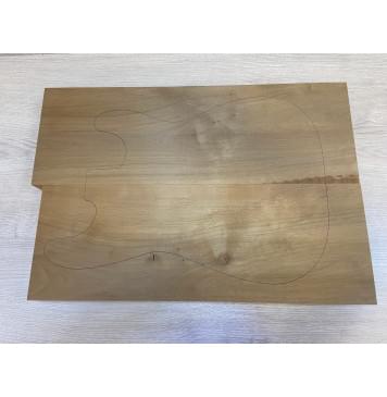 Ольха Печёная 180гр заготовка корпуса Смешанный А 40х193х560-540 мм (2шт)-0