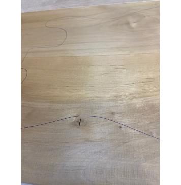 Ольха Печёная 180гр заготовка корпуса Смешанный А 40х193х560-540 мм (2шт)-2