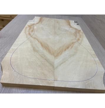 Клён Американский заготовка на топ Смешанный АА 19х180х550 мм - 2 шт. (книжкой)-2