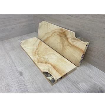 Клён Американский заготовка на топ Смешанный АА 19х180х550 мм - 2 шт. (книжкой)-6