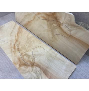 Клён Американский заготовка на топ Смешанный АА 19х180х550 мм - 2 шт. (книжкой)-4