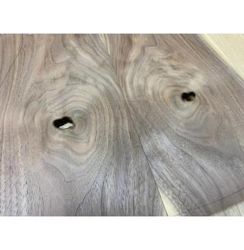 Орех Американский Заболонь заготовка на топ под заливку Тангент А 10х170-150х470 мм - 2 шт. (книжкой) Уценка-сучки-5