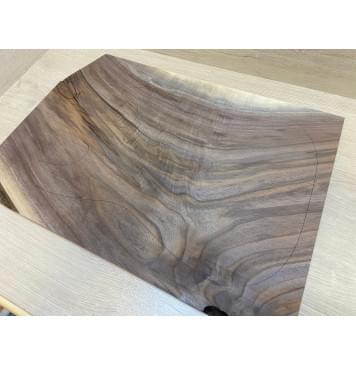 Орех Американский Волнистый заготовка на топ Смешанный АА Волна А 17х395х565 мм - (цельный)-3