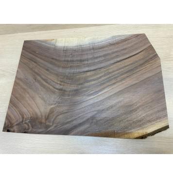 Орех Американский Волнистый заготовка на топ Смешанный АА Волна А 17х395х565 мм - (цельный)-11