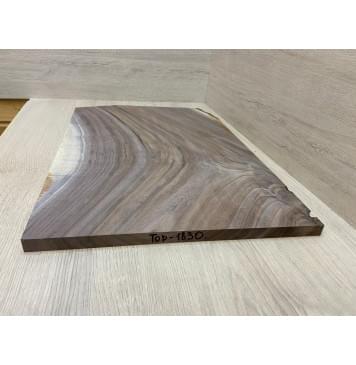 Орех Американский Волнистый заготовка на топ Смешанный АА Волна А 17х395х565 мм - (цельный)-6