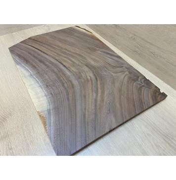 Орех Американский Волнистый заготовка на топ Смешанный АА Волна А 17х395х565 мм - (цельный)-10