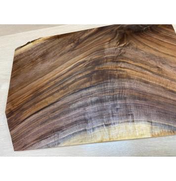 Орех Американский Волнистый заготовка на топ Смешанный АА Волна А 17х395х565 мм - (цельный)-15