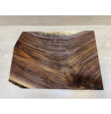 Орех Американский Волнистый заготовка на топ Смешанный АА Волна А 17х395х565 мм - (цельный)-12