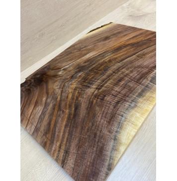 Орех Американский Волнистый заготовка на топ Смешанный АА Волна А 17х395х565 мм - (цельный)-8