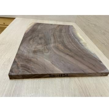 Орех Американский Волнистый заготовка на топ Смешанный АА Волна А 21х360-356х515 мм - (цельный)-4