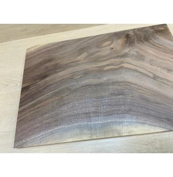 Орех Американский Волнистый заготовка на топ Смешанный АА Волна А 21х360-356х515 мм - (цельный)-8