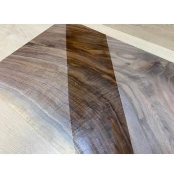 Орех Американский Волнистый заготовка на топ Смешанный АА Волна А 21х360-356х515 мм - (цельный)-11