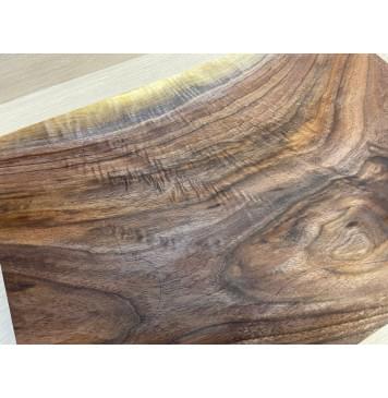 Орех Американский Волнистый заготовка на топ Смешанный АА Волна А 21х360-356х515 мм - (цельный)-16