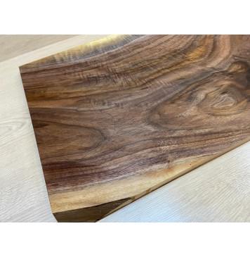 Орех Американский Волнистый заготовка на топ Смешанный АА Волна А 21х360-356х515 мм - (цельный)-15