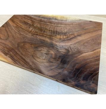 Орех Американский Волнистый заготовка на топ Смешанный АА Волна А 21х360-356х515 мм - (цельный)-10