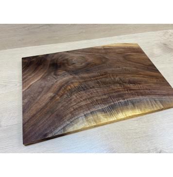 Орех Американский Волнистый заготовка на топ Смешанный АА Волна А 21х360-356х515 мм - (цельный)-18