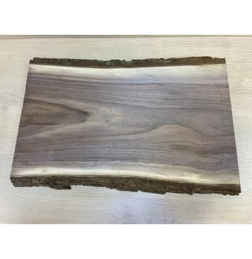 Орех Американский Заболонь заготовка на топ Тангент АА 29х325-310х585 мм - (цельный)-0