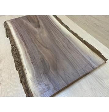 Орех Американский Заболонь заготовка на топ Тангент АА 29х325-310х585 мм - (цельный)-6