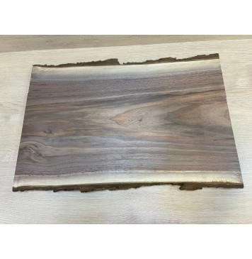 Орех Американский Заболонь заготовка на топ Тангент АА 29х325-310х585 мм - (цельный)-8