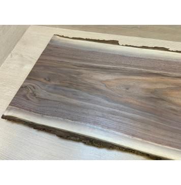 Орех Американский Заболонь заготовка на топ Тангент АА 29х325-310х585 мм - (цельный)-10