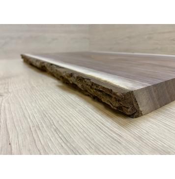 Орех Американский Заболонь заготовка на топ Тангент АА 29х325-310х585 мм - (цельный)-3