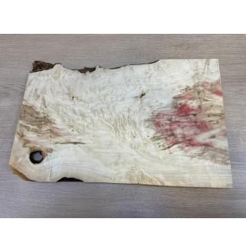 Клён Американский Каповый заготовка на топ под заливку Тангент АА Кап ААА 25х325х505 мм (цельный) АКЦИЯ-2