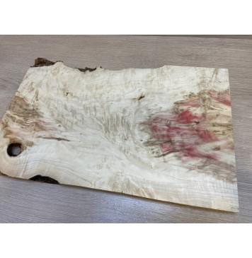 Клён Американский Каповый заготовка на топ под заливку Тангент АА Кап ААА 25х325х505 мм (цельный) АКЦИЯ-3