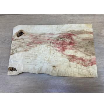 Клён Американский Каповый заготовка на топ под заливку Тангент АА Кап ААА 25х325х505 мм (цельный) АКЦИЯ-9