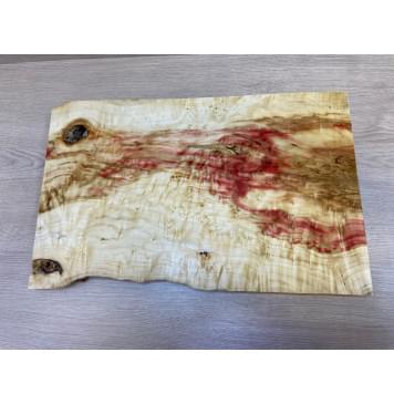 Клён Американский Каповый заготовка на топ под заливку Тангент АА Кап ААА 25х325х505 мм (цельный) АКЦИЯ-14